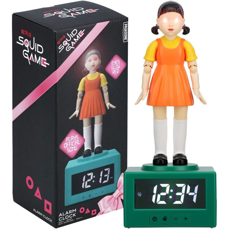 Product Επιτραπέζιο Ρολόι με Ξυπνητήρι Paladone: Squid Game - Spirits Young Hee Alarm Clock (PP13305SG) image