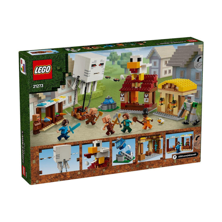 Product LEGO® Minecraft: Επίθεση του Αερικού-Αερόστατου στο Χωριό (21273) image