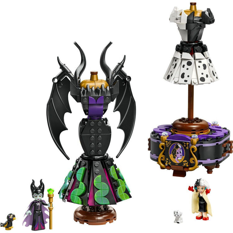Product LEGO® Disney Classic: Villains Τα Φορέματα της Maleficent και της Κρουέλα ντε Βιλ (43262) image