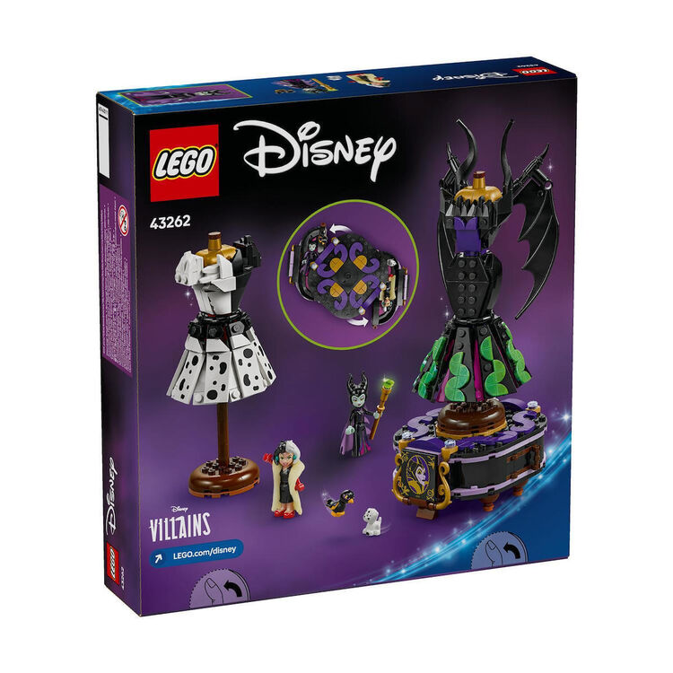 Product LEGO® Disney Classic: Villains Τα Φορέματα της Maleficent και της Κρουέλα ντε Βιλ (43262) image