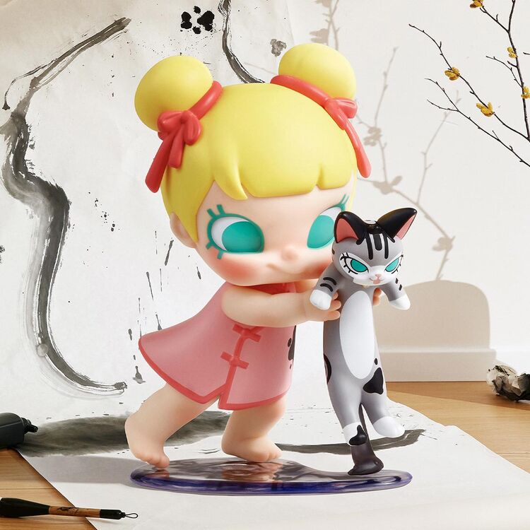Product Φιγούρα POP MART Baby Molly & Baby Tabby Series Figure  Blind Bag (1pc) 1τμχ Τυχαία Επιλογή image
