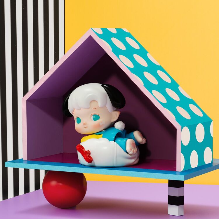 Product Λούτρινη Φιγούρα POP MART Hachipupu Rolling Time Machine Series Figures Blind Box  (1pc) 1τμχ Τυχαία Επιλογή image