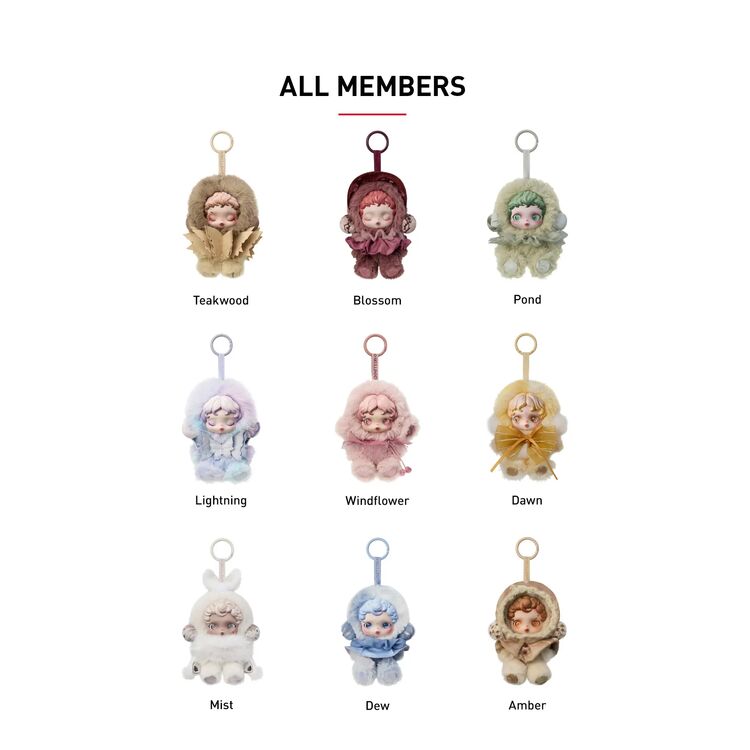 Product Λούτρινο Μπρελόκ POP MART Vinyl Plush Pendant Blind Box Skullpanda L‘impressionnisme Series 1τμχ Τυχαία Επιλογή image