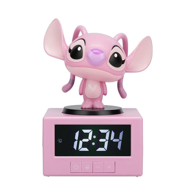 Product Φωτιστικό με Ρολόι Disney Angel Icon Lamp Alarm Clock image
