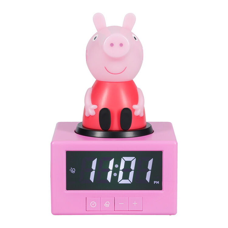 Product Επιτραπέζιο Ρολόι με Ξυπνητήρι Paladone Icons: Peppa Pig - Alarm Clock (PP12729PP) image