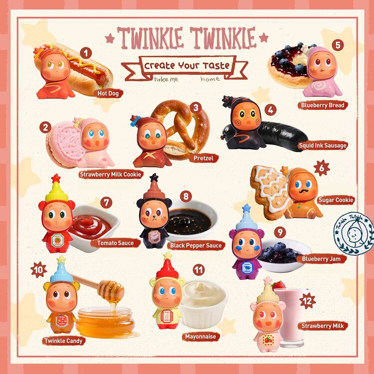 Product POP MART Twinkle Twinke Create Your Taste Series Blind Box  (1pc) image