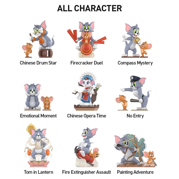 Product Φιγούρα POP MART Tom & Jerry: Forbidden Compass Series (Blind Box 1pc) 1τμχ Τυχαία Επιλογή image