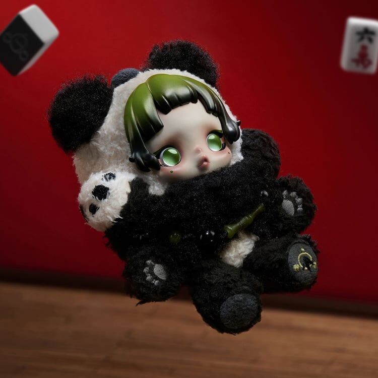Product Λούτρινο Μπρελόκ Skullpanda Lazy Panda Plush Doll image