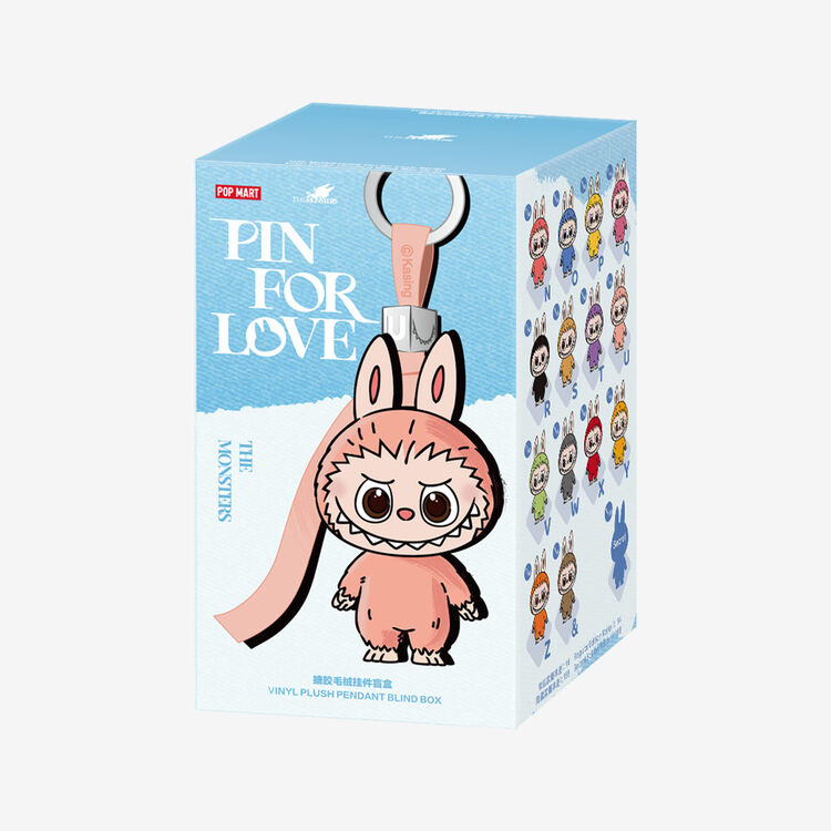 Product POP MART The Monsters Pin for Love Series-VinylPlush Pendant Blind Box (N-Z) image