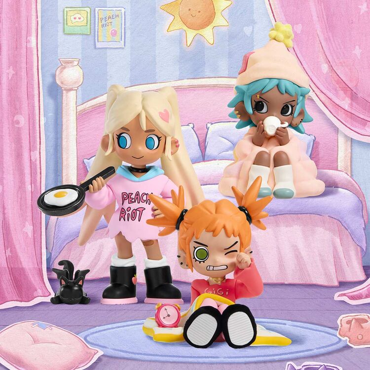 Product Φιγούρα Pop Mart Lil Peach Riot Sleepover Blind Box Series 1τμχ Τυχαία Επιλογή image