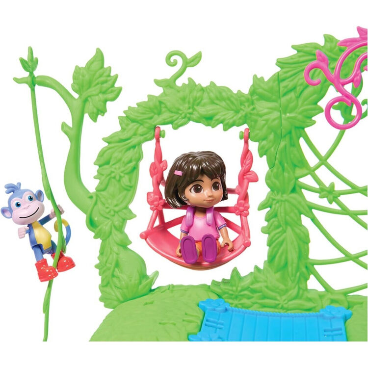 Product Παιχνίδι Μινιατούρα Spin Master Dora: Explore &amp; Play - Rainforest Casita Playset (6073669) image