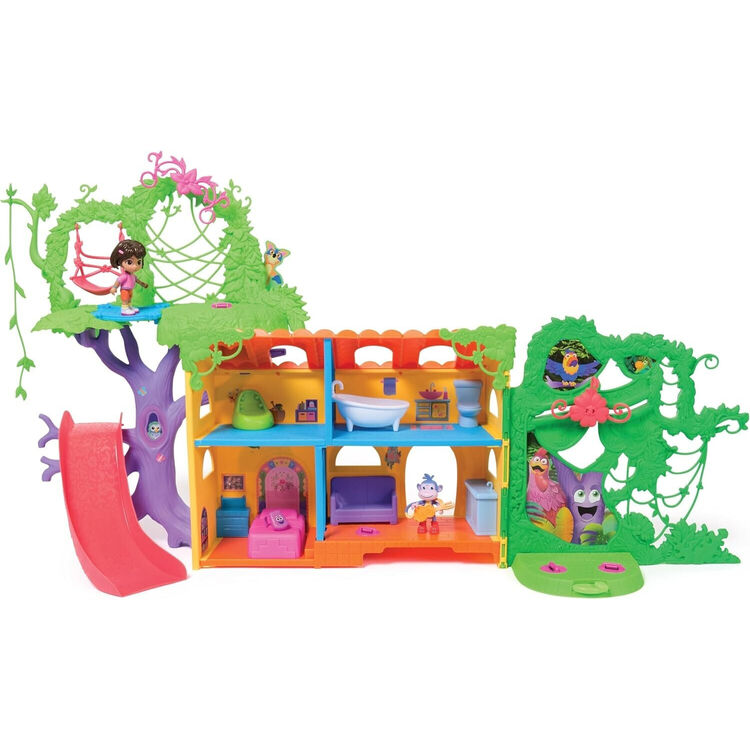 Product Παιχνίδι Μινιατούρα Spin Master Dora: Explore &amp; Play - Rainforest Casita Playset (6073669) image