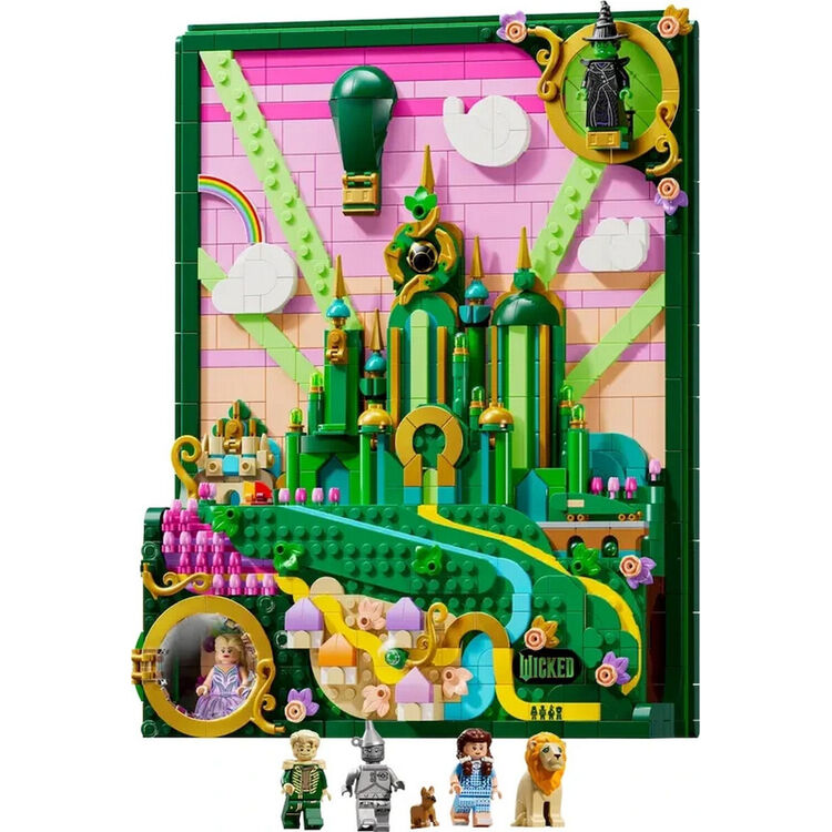 Product LEGO® Wicked: Emerald City Wall Art (75685) image