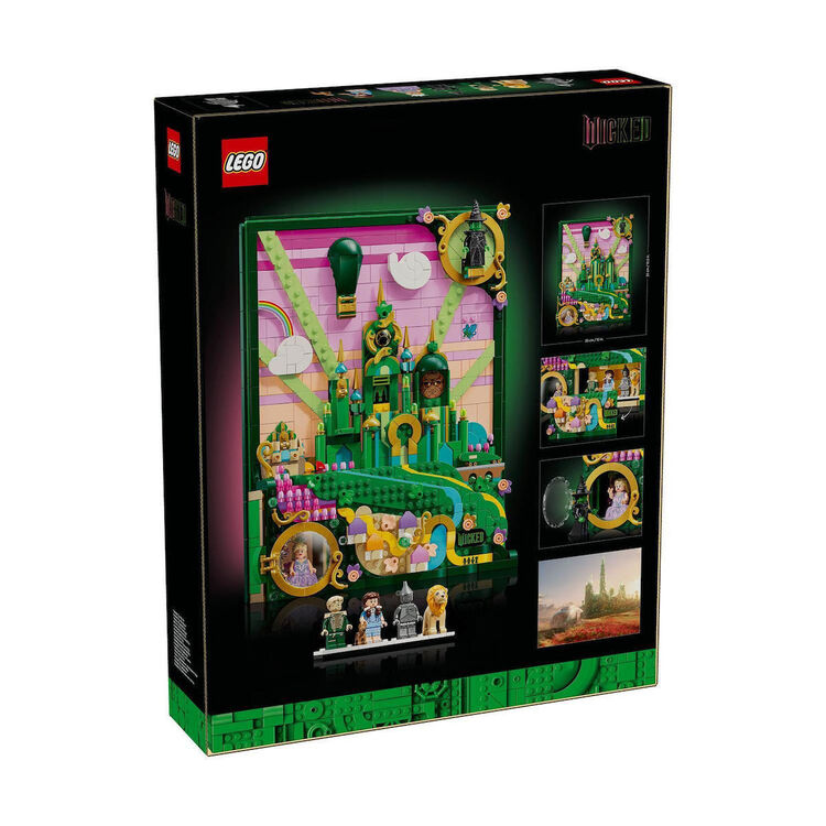 Product LEGO® Wicked: Emerald City Wall Art (75685) image