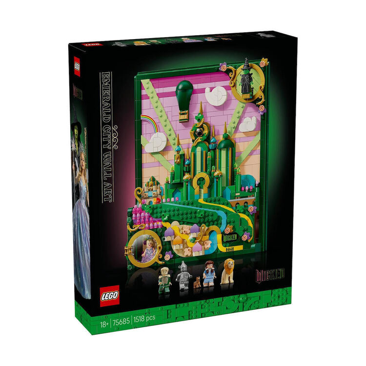 Product LEGO® Wicked: Emerald City Wall Art (75685) image