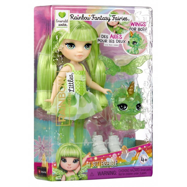 Product Κούκλα MGA Rainbow High: Rainbow Fantasy Fairies - Emerald Hunter Doll (543404) image
