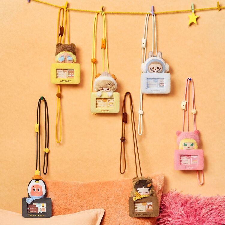 Product POP MART Card Holder Pop Bean Fluffy & Cozy Series Blind Box (1pc) image