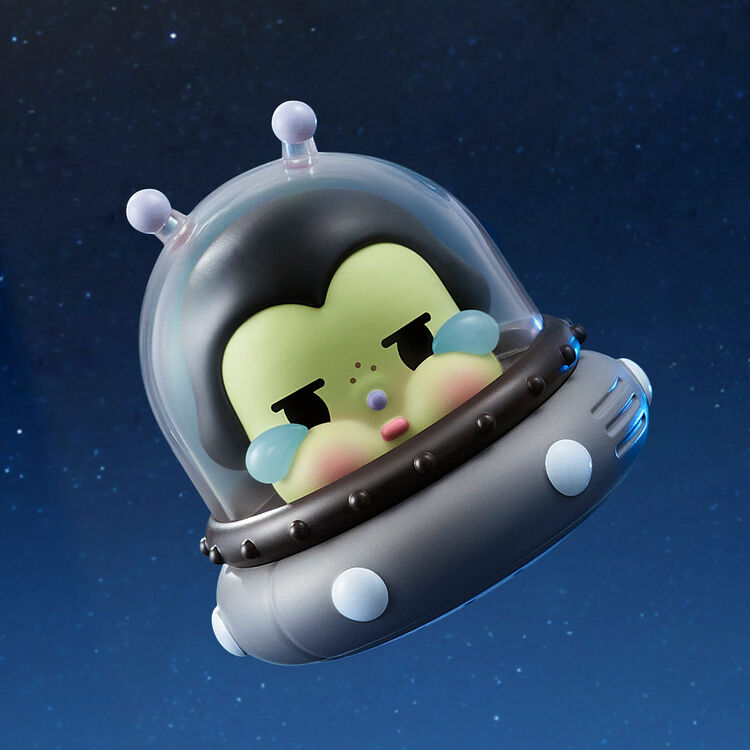 Product Φιγούρα POP MART Crybaby Crying To The Moon Sitting Series Figure Blind Bag (1pc) 1τμχ Τυχαία Επιλογή image