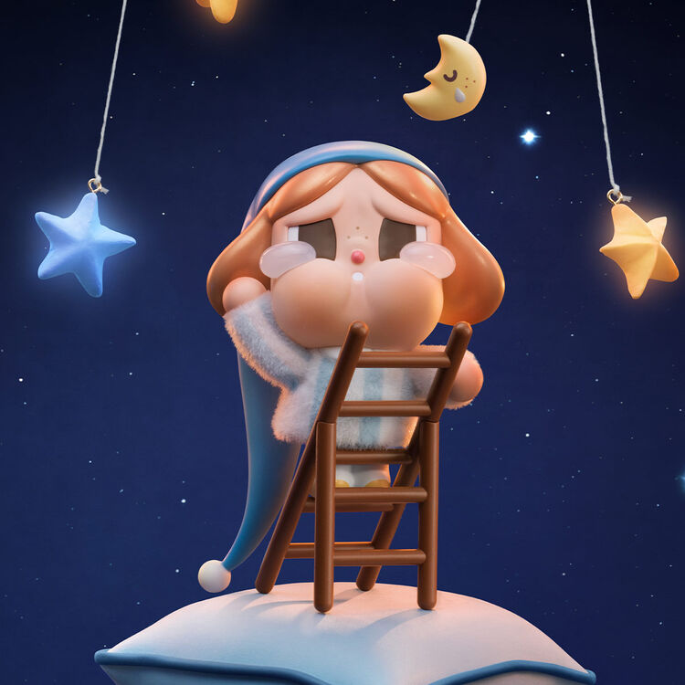 Product Φιγούρα POP MART Crybaby Crying To The Moon Series (1pc) 1τμχ Τυχαία Επιλογή image