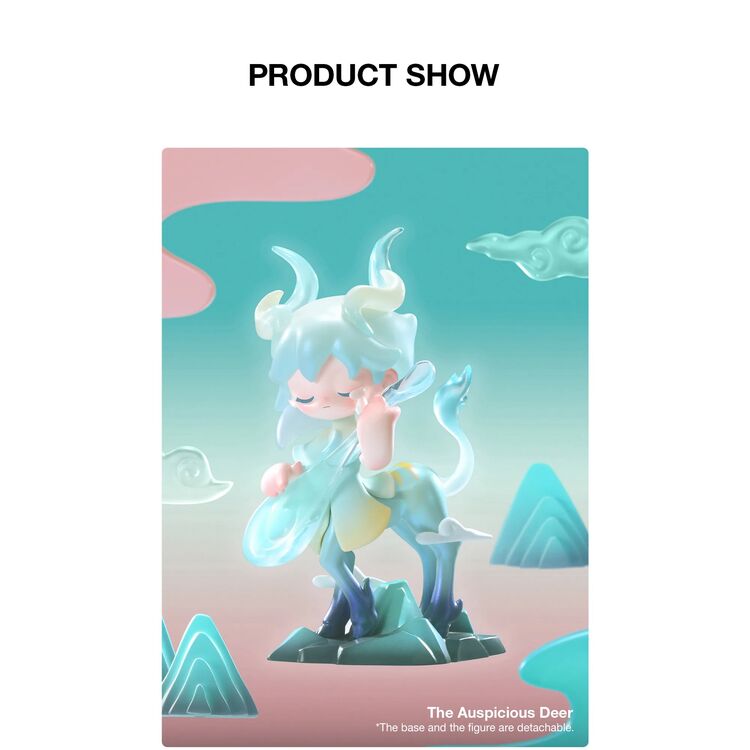 Product Φιγούρα POP MART Azura Ethereal Realm: Mythical Beasts Series Figures Blind Box  (1pc) 1τμχ Τυχαία Επιλογή image
