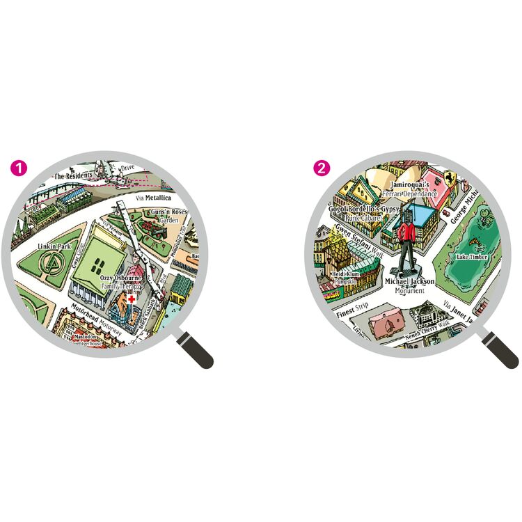 Product Παζλ 29844 St Maps City Of Pop 2000 Κομμάτια image