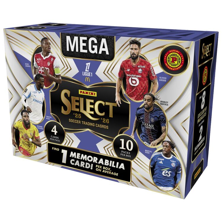 Product Panini 2025-2026 Select Legue 1 Soccer International Mega Box image