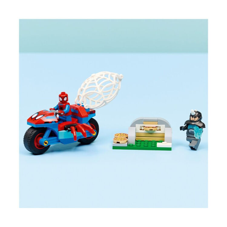 Product LEGO® Marvel: Spidey And His Amazing Friends Spidey on his Motorcycle vs. Rhino (11206) image