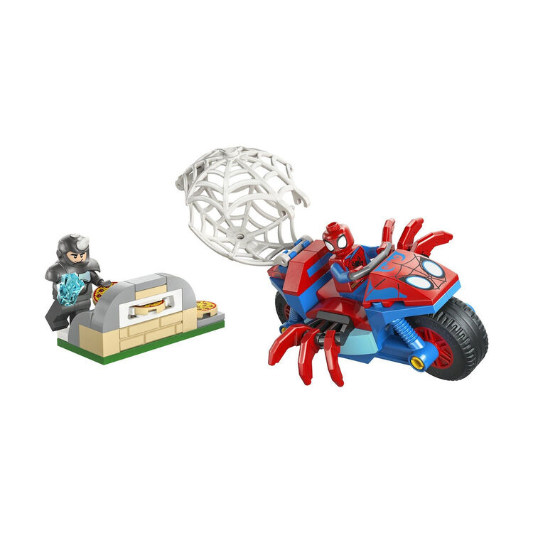 Product LEGO® Marvel: Spidey And His Amazing Friends Spidey on his Motorcycle vs. Rhino (11206) image
