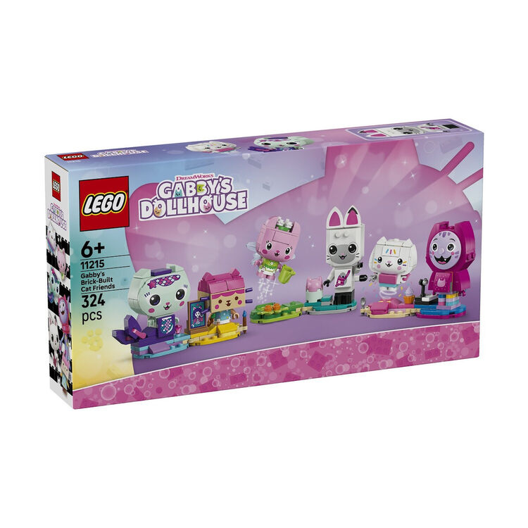 Product LEGO® Gabby’s Dollhouse: Gabby’s Brick-Built Cat Friends (11215) image