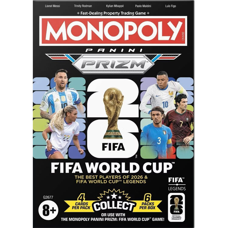 Product Hasbro Monopoly Panini Prizm: Fifa World Cup Booster Pack (English Language) (G2677) image