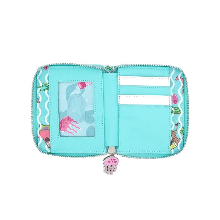 Product Loungefly Nickelodeon Sponge Bob Jelly Fishing Wallet image