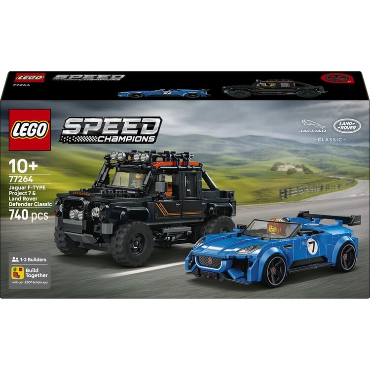 Product LEGO® Speed Champions: Jaguar Project 7 & Land Rover Defender (77264) image