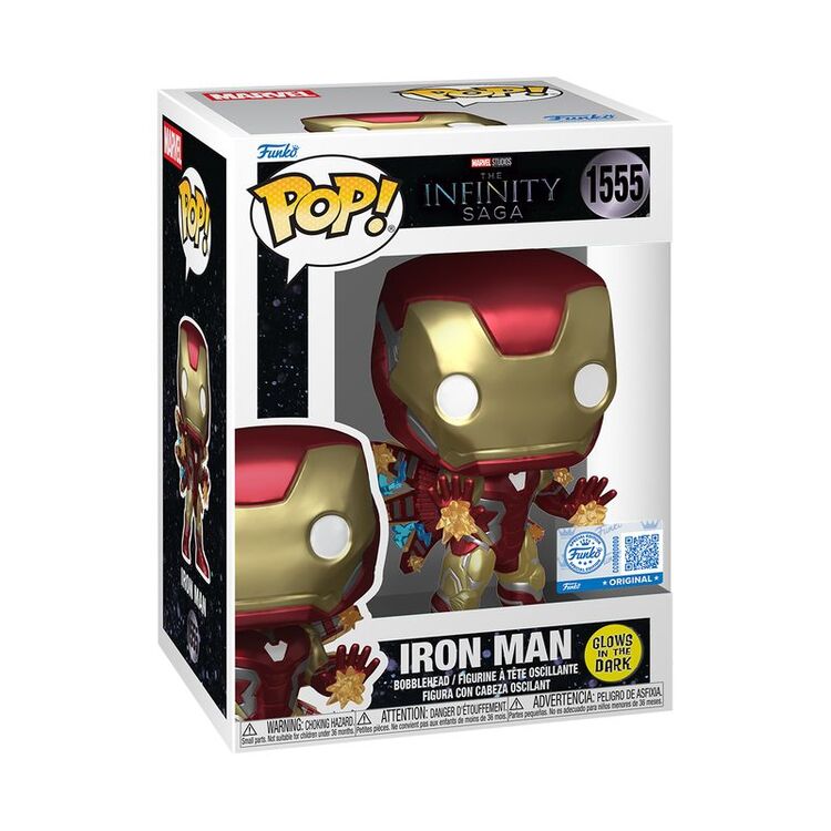 Product Funko Pop! Avengers: Endgame - Iron Man with Beams Glow-in-the-Dark (Special Edition) image