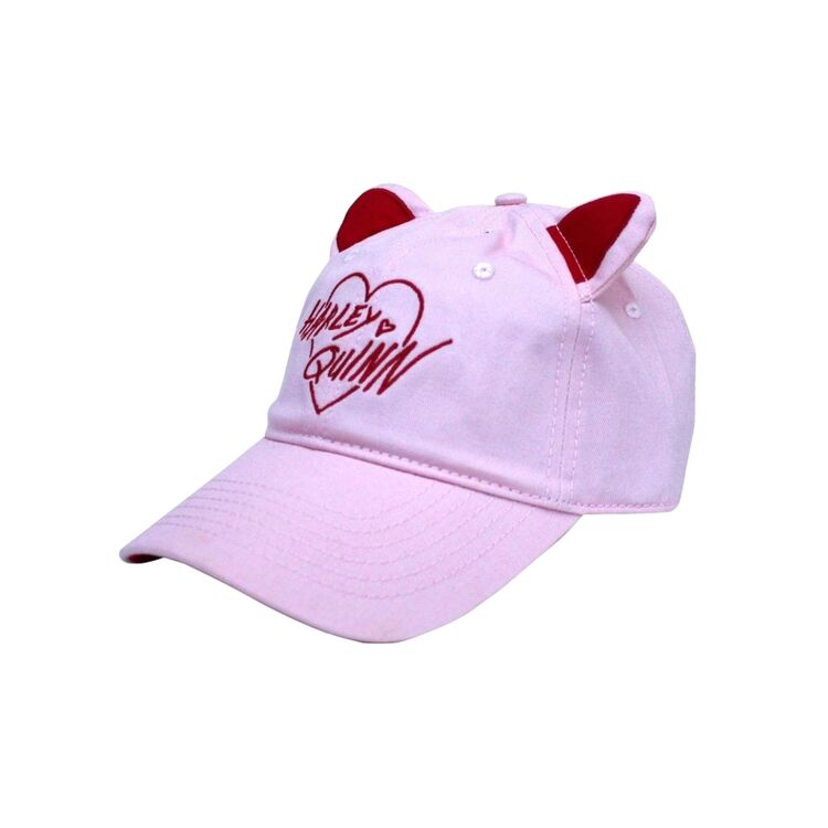 Product Harley Quinn Birds Of Prey Onesie Cat Ear Pink Snapback Cap image