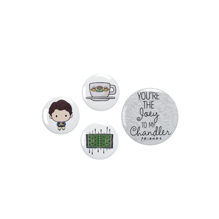 Product Friends Chandler 4 Button Badge Set image