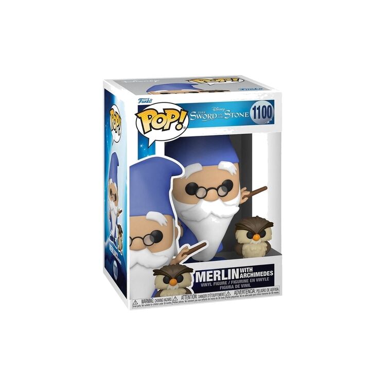 Product Funko Pop! Disney Sword In The Stone Merlin With Archemides image