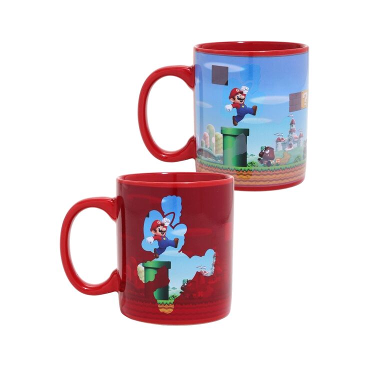 Product Nintendo Super Mario Jump Heat Change Mug image