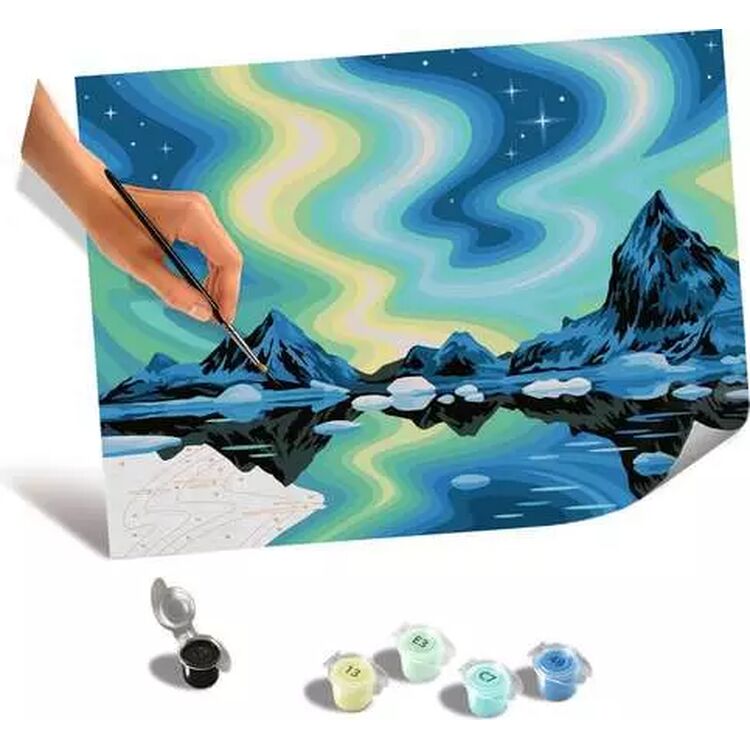 Product Σετ Ζωγραφικής Ravensburger: Creart Canvas - Northern Lights (23907) image