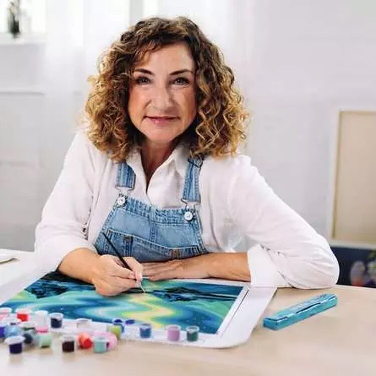 Product Σετ Ζωγραφικής Ravensburger: Creart Canvas - Northern Lights (23907) image