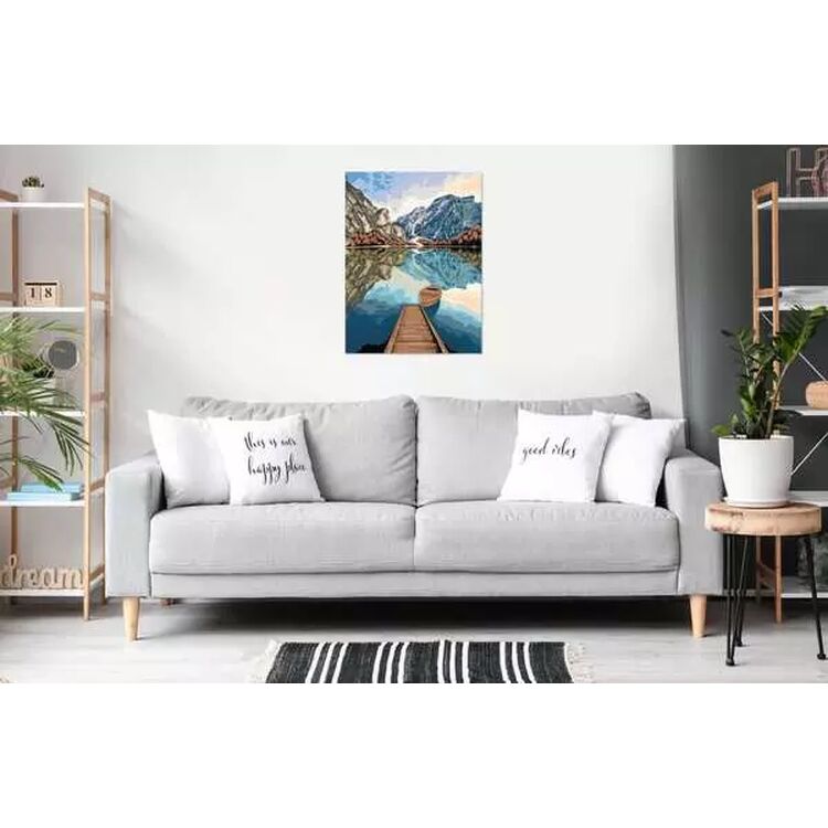 Product Σετ Ζωγραφικής Ravensburger: Creart Canvas - Lake Views (23909) image