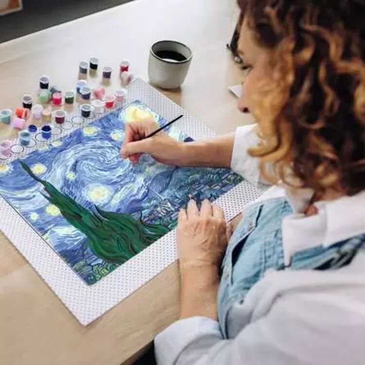Product Σετ Ζωγραφικής Ravensburger: Creart Canvas - Van Gogh (23915) image