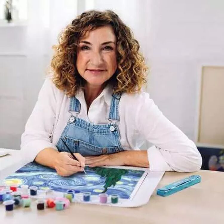 Product Σετ Ζωγραφικής Ravensburger: Creart Canvas - Van Gogh (23915) image