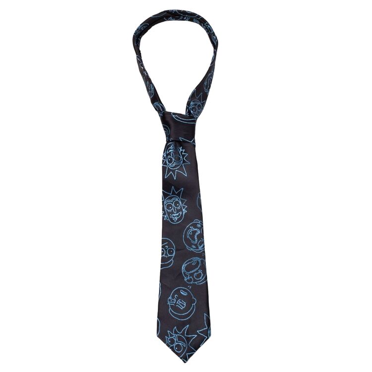 Product Rick and Morty Faces Necktie image