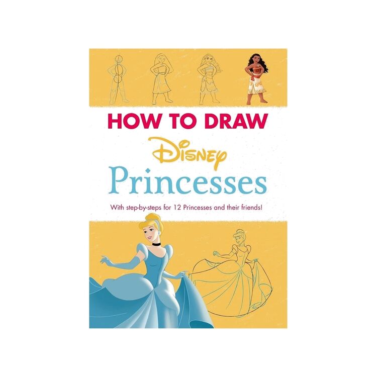 Product Disney: How to Draw Princesses : With step-by-steps for 12 Princesses and their friends! image