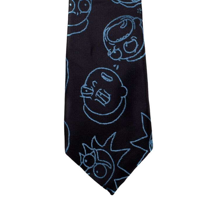 Product Rick and Morty Faces Necktie image