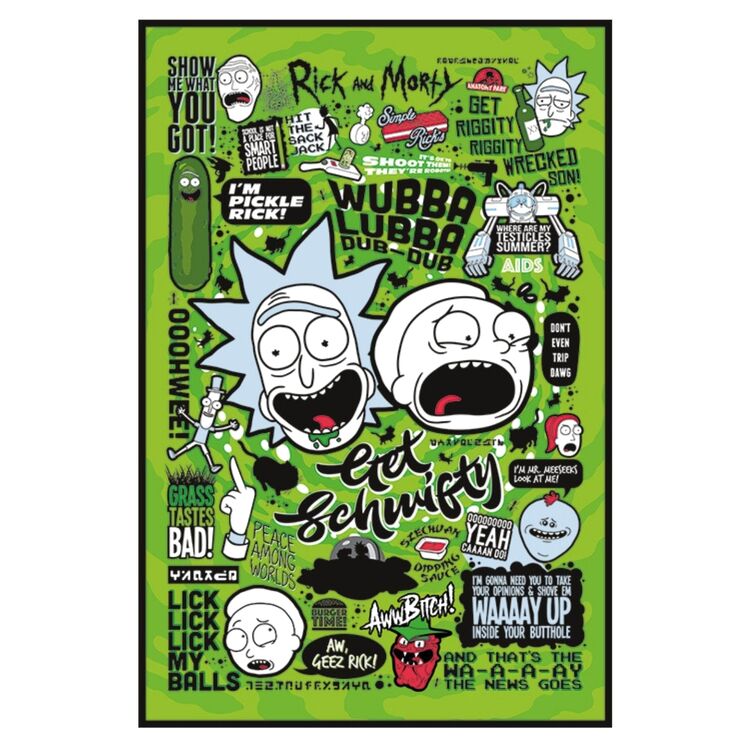 Product Rick And Morty Quotes Maxi Poster image
