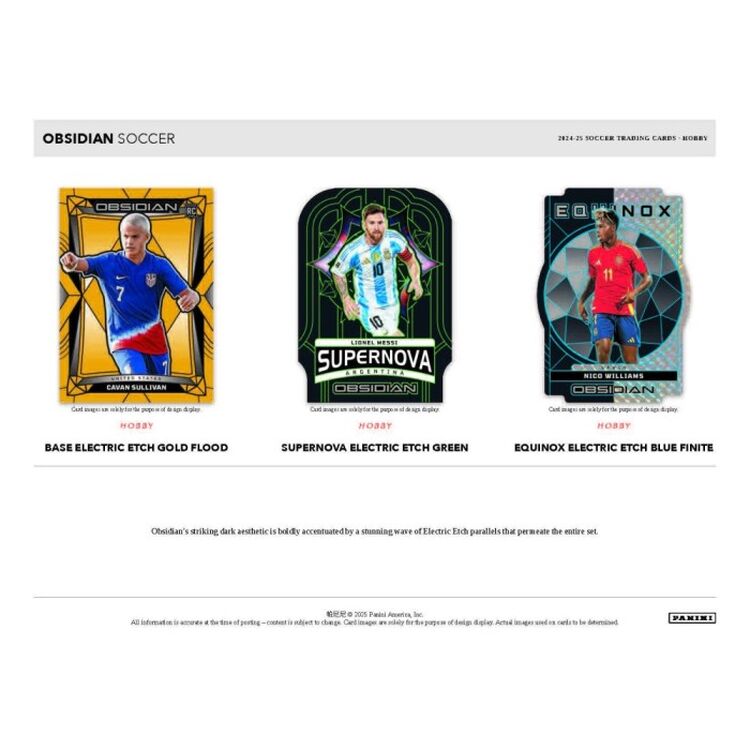 Product Panini Obsidian Soccer 2024/25 Hobby Box image