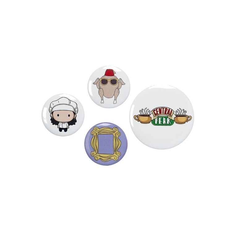 Product Friends Monica 4 Button Badge Set image