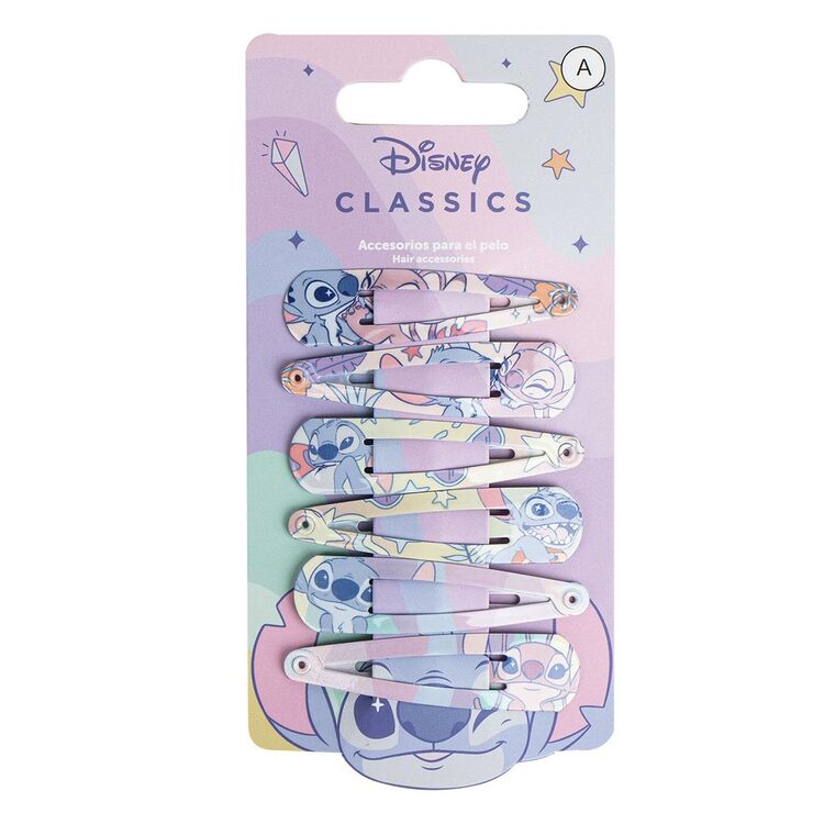 Product Τσιμπιδάκια Disney Stitch 6 Τεμάχια image