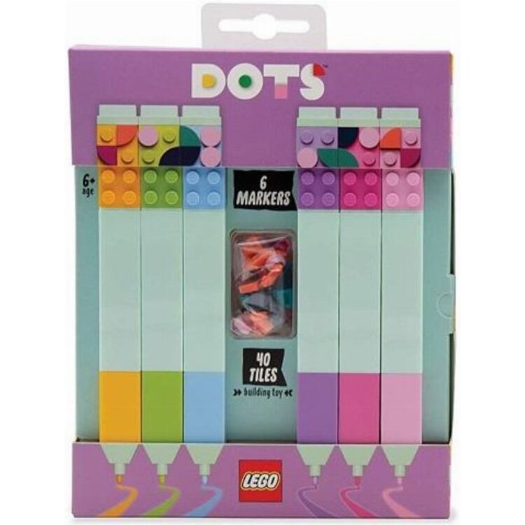Product Μαρκαδόροι LEGO® Dots Marker 6 Pack (52797) image